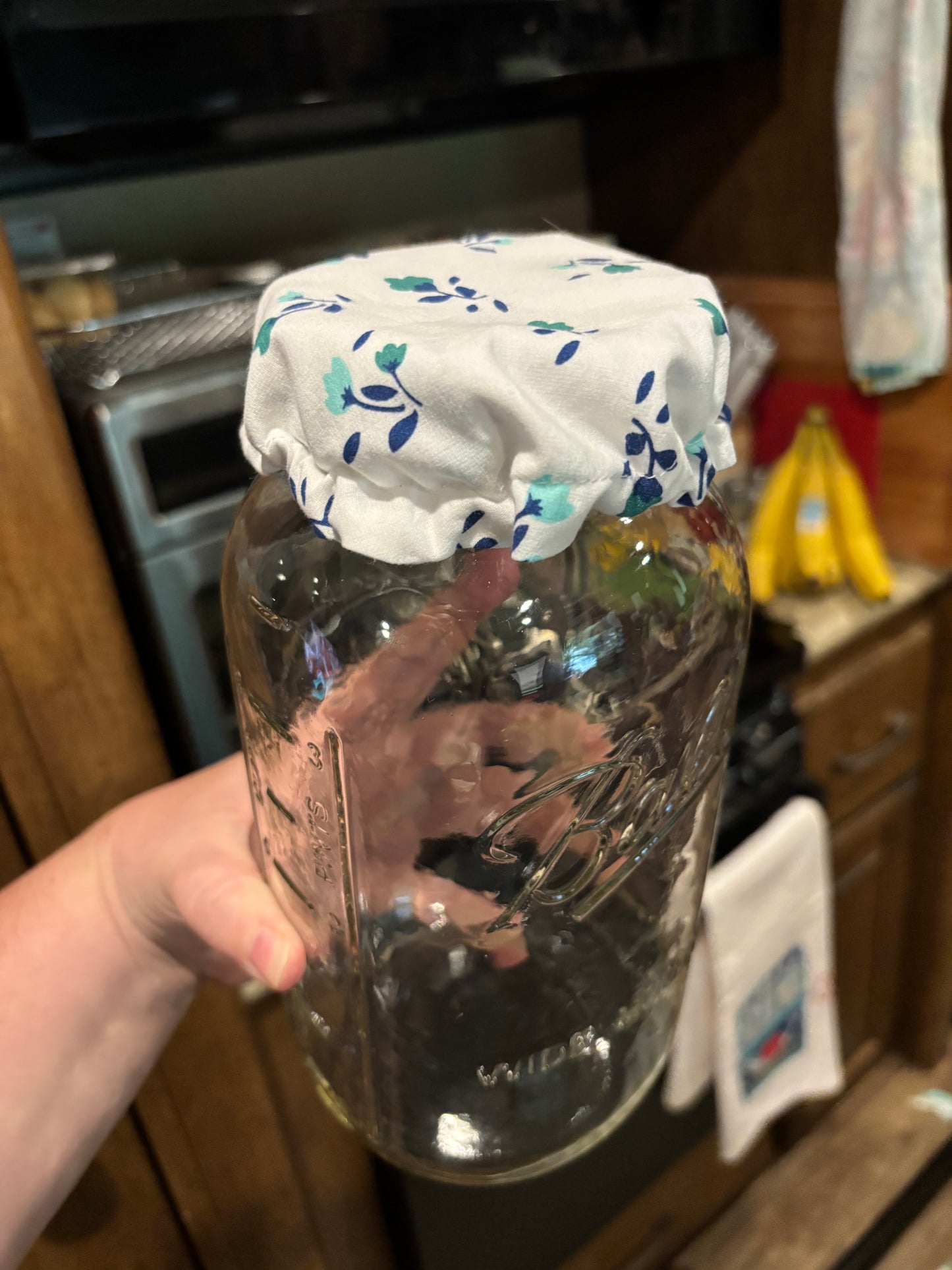 Wide mouth mason jar cover