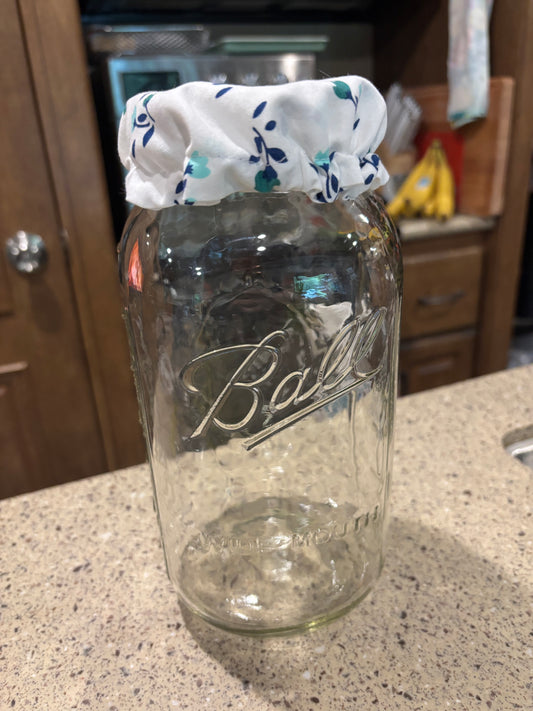 Wide mouth mason jar cover